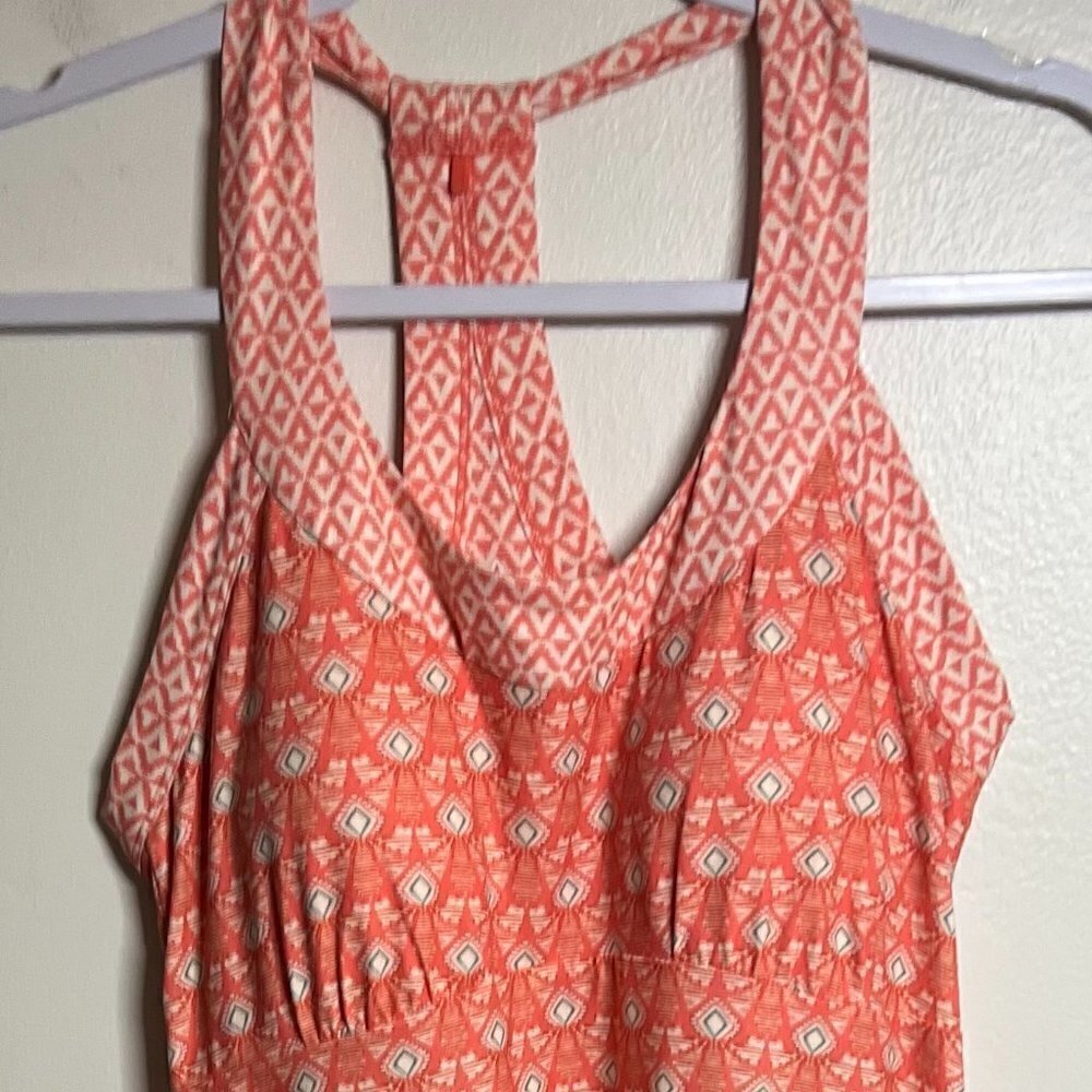 Prana Cali Dress Peach Botanica Size Med